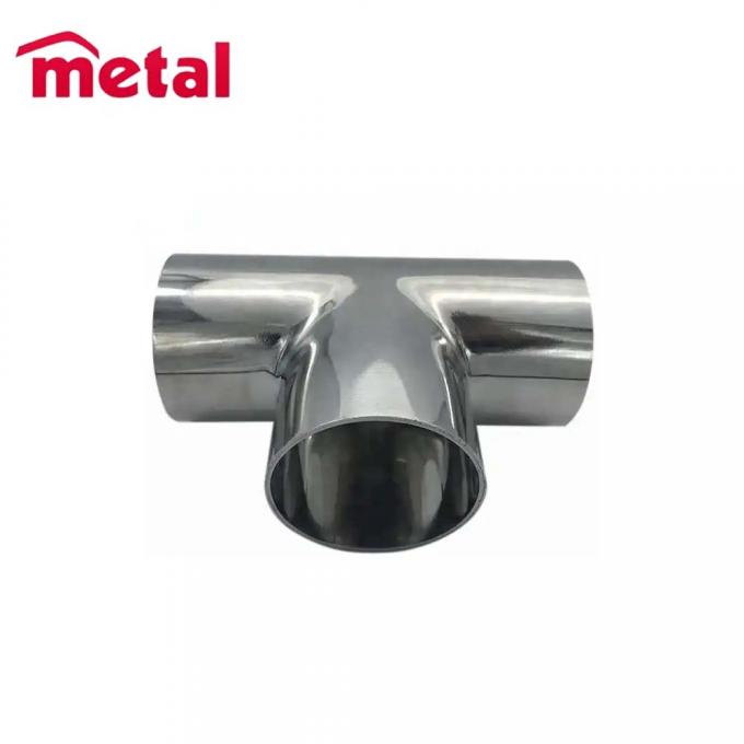 Tembaga Nikel Equal Tee UNS C71500 SMLS Fittings Butt Welding Pipe untuk aplikasi suhu tinggi 1