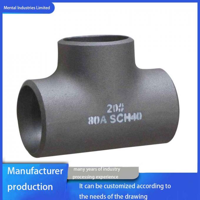 Metal Target RED Tee UNS C71500 SMLS DN 200X100 3X2.5mm Tembaga Nikel Butt Pengelasan Pipa Fittings 4