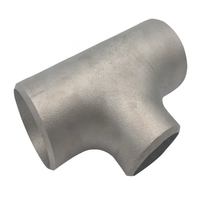 Persamaan/pengurangan Fittings Tee Nickel Alloy Hastelloy 90/10 70/30 Tee Tembaga Fittings Nikel 1