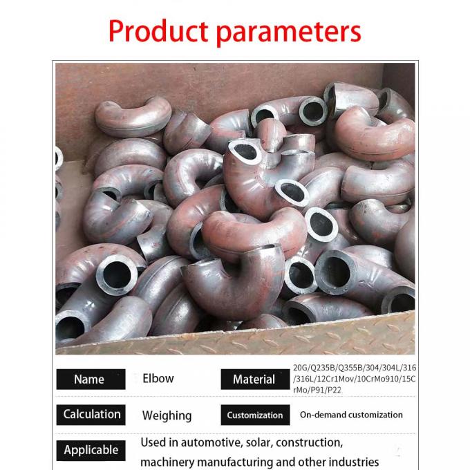 Fast Shipping Butt Welding Radius Panjang 90 derajat siku ASME Pipe Fitting 3