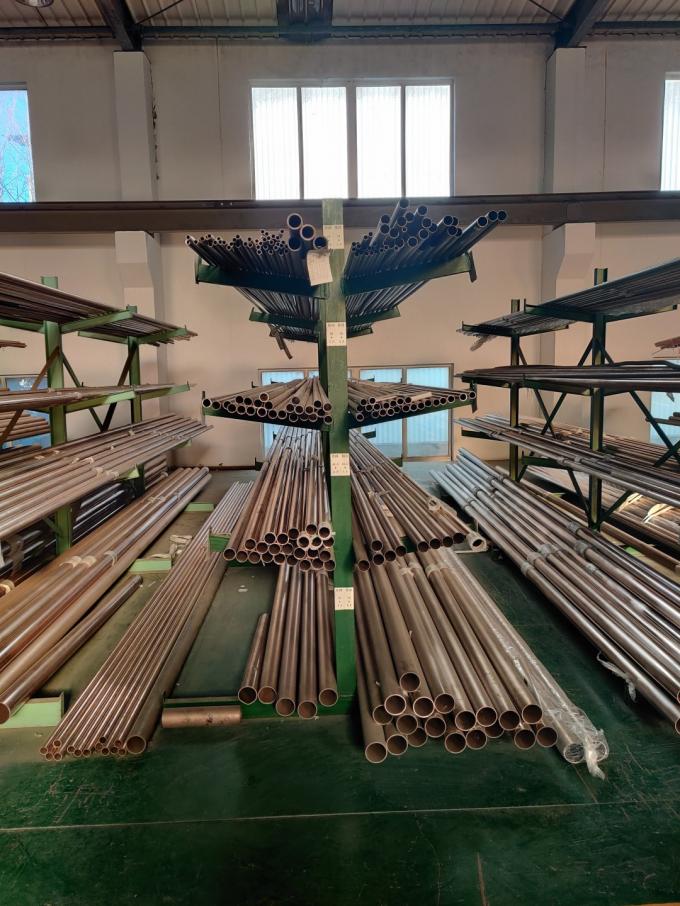 Ukuran yang disesuaikan CuNi 9010 C70600 Fittings Pipa Tembaga-nikel Alloy Steel Pure Copper Bar 0