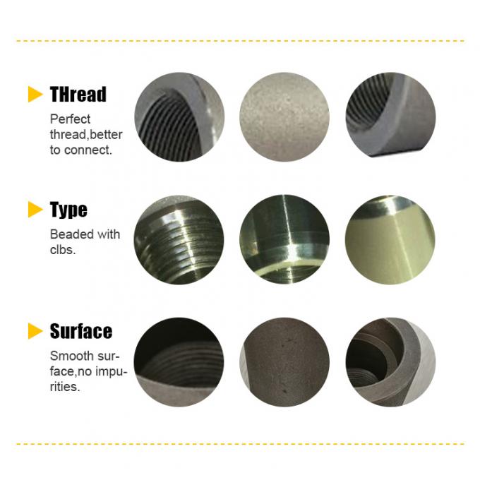 Fittings pipa ASTM A105/A350 1" 3000LB LF2 Tekanan Tinggi 3