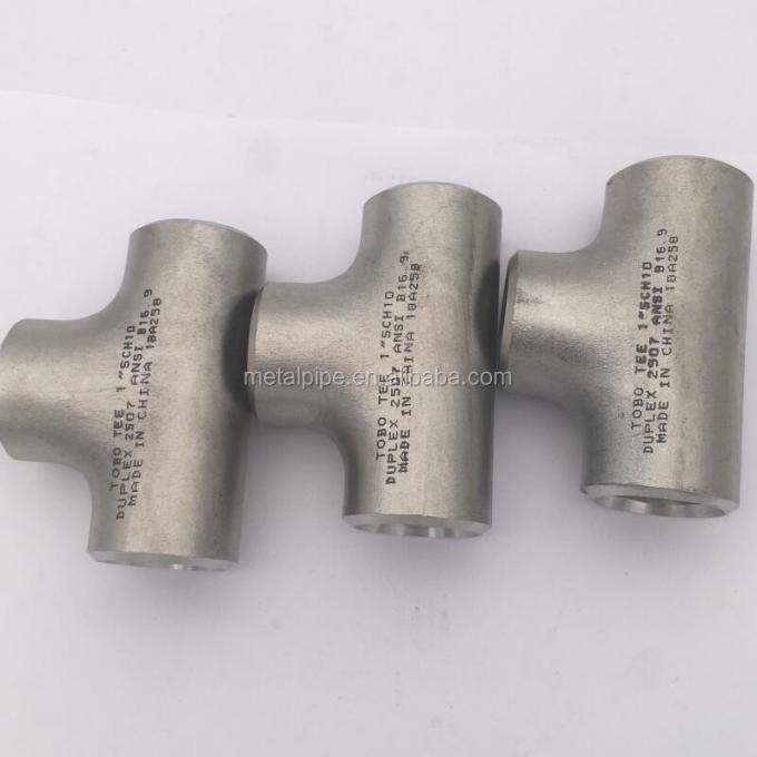 Fittings pipa METAL Butt Pengelasan pipa Fittings sama Tee ASME B16.9 0