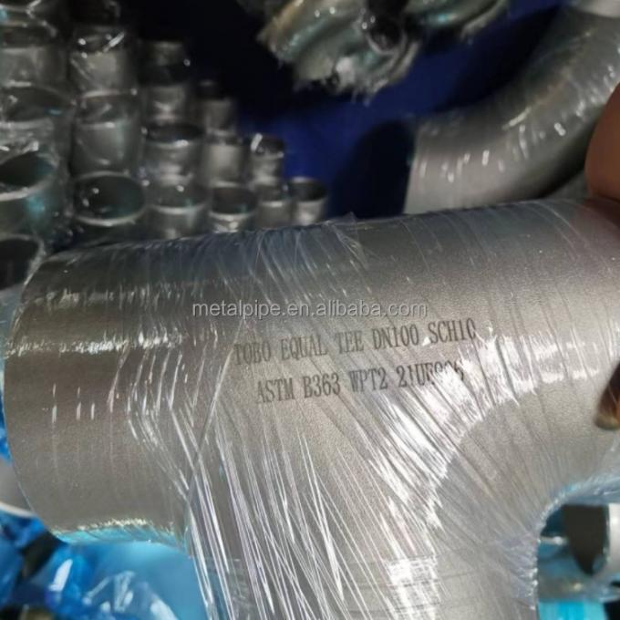 Metal Tembaga Nikel Fitting ASME B36.19 LR/SR 2inch Sch10s 90 derajat siku pipa Fitting 2