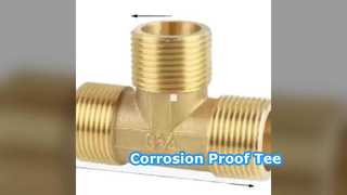 Perlengkapan Berulir Tee Nikel Tembaga