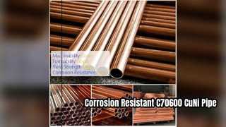 C70600 Pipa Nikel Tembaga Tahan Korosi Tarik Tinggi