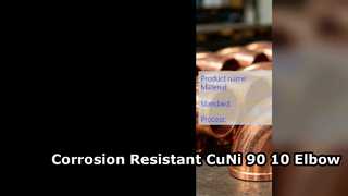 ASTM B466 CuNi 90 10 Fitting Pipa Tahan Korosi Siku