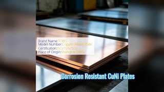 Cupro Nickel 70 30 Plate C71500 untuk Penukar Panas