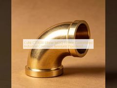 Tikungan Pipa Tahan Korosi Siku CuNi C70600 Kustom