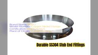 Perlengkapan Ujung Stub Stainless Steel SS304 untuk Perpipaan Industri