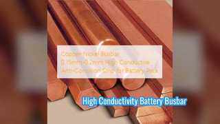 Strip Baterai Konduktivitas Tinggi Busbar Nikel Tembaga
