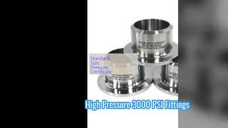 Perlengkapan Flange Sambungan Lap 3000 PSI Ujung Stub Baja Karbon