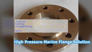 Solusi Pemasangan Kelautan Tekanan Tinggi C70600 CuNi Flange