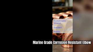 CuNi 90 10 Butt Weld Elbow Marine Grade Tahan Korosi