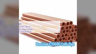 C70600 CuNi Pipa Seamless Tahan Korosi Presisi Tinggi