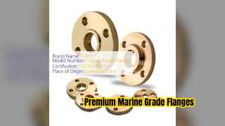Flange Las Soket CuNi 70 30 yang Tahan Lama untuk Sistem Kelautan