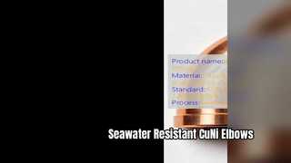 CuNi 90 10 Elbow Pipe Fittings Solusi Tahan Air Laut