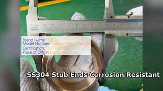 SS304 Stub End Fittings Pipa Tahan Korosi yang Tahan Lama