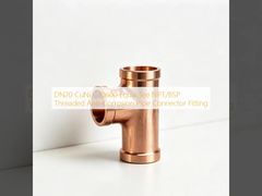 DN20 CuNi C70600 Fitting Tahan Korosi Tee Sama