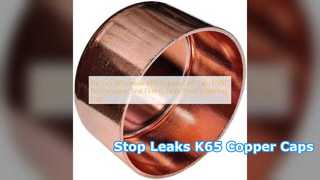 Fitting Pendingin HVAC Anti Bocor Tutup Ujung Tembaga K65