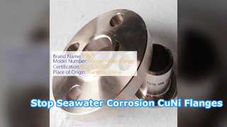CuNi 70 30 Flange Tempa Tahan Korosi Air Laut