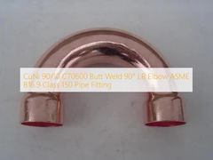 Pemasangan Pipa Siku CuNi 90 10 C70600 90 Derajat LR