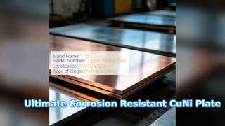 Cupro Nickel 70 30 Plate C71500 Solusi Tahan Korosi