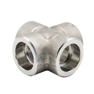 1/4 Inch Stainless Steel Double Compression Socket Weld Cross Class 2000/3000