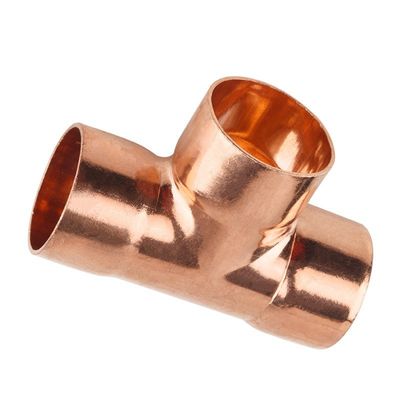 ANSI JIS DIN Standard Copper Nickel Equal Tee, Durable Water Pipe Fitting with Customized Logo