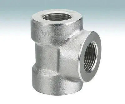 ASTM A234 WPB ASME B16.9 Reducing Tee 3000 Psi Pressure Rating for Industrial Use