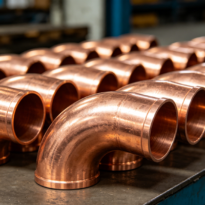 ASTM B466 UNS C70600 Copper Nickel 90/10 Elbow Fittings for Marine Piping