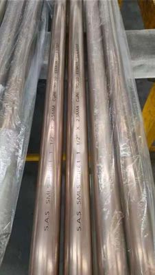 Pipa Mulus Nikel Tembaga CuNi 70/30 Langsung dari Pabrik, ASTM B466 C71500 untuk Dijual