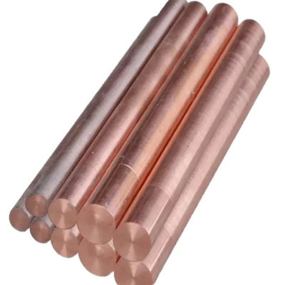 UNS C70600 Cupro Nickel 90/10 Round Bar Batang Tahan Korosi Kelas Laut Kekuatan Tinggi
