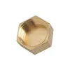 NPT Female Thread Hex Head Brass End Cap Plug Pipe Fitting Connector