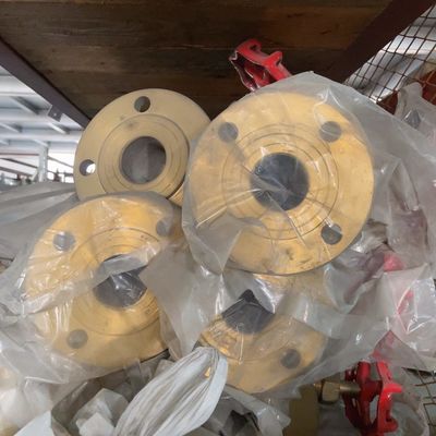 Tembaga Nikel Cuni Flensa C71500 (70/30) A105 Mengangkat Flensa Leher Las Wajah