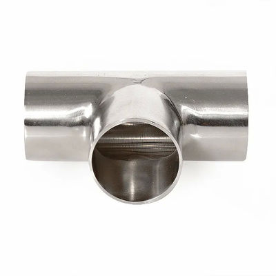 CuNi 9010 C70600 Pipa Bulat Butt Welding Tembaga Nikel Equal Tee