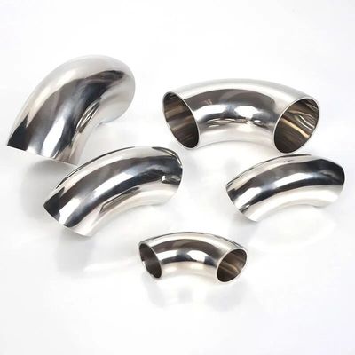 2 Inch Tembaga Nikel Fittings Threaded Gas Hose Connect 90 derajat siku