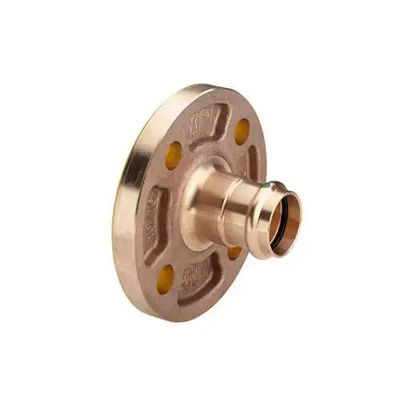 ASME B16.5 Tembaga Nikel Slip On Flange C70600 Lapisan Anti Korosi Kuning untuk Pipa Laut