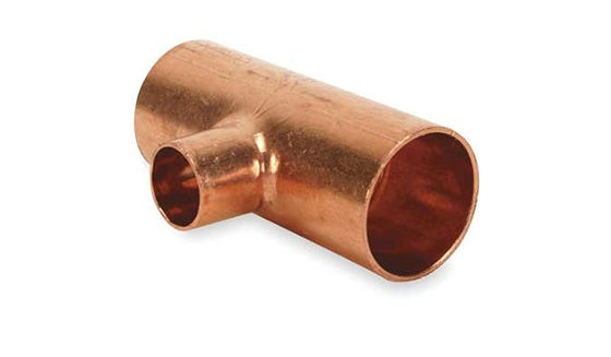 1/2'-36' SCH40 Fittings Pipe Sama / Mengurangi Tee Tembaga Nikel CuNi90/10