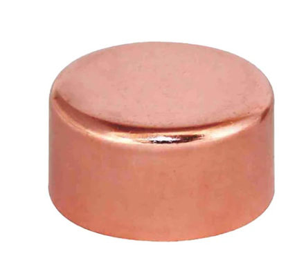 Customized Thread Copper Pipe End Caps Brass Plumbing Pipe Fitting  ANSI B16.5 90/10 70/30