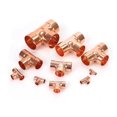 Cupro Nickel 90/10 Equal Tee, UNS C70600 Pipa air laut tahan korosi