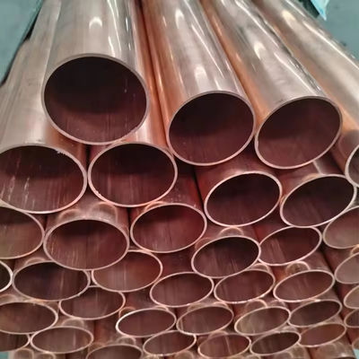 Ukuran yang disesuaikan CuNi 9010 C70600 Fittings Pipe China METAL Pure Copper Tube