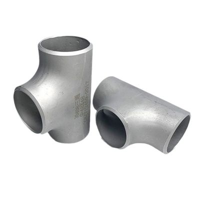 Tembaga Nikel siku Tee Reducer Fittings, las, tahan suhu tinggi