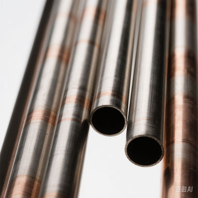 1/2 Inch 24 Inch Diameter Tembaga Nikel Pipe Dengan Kekuatan Tekanan Tinggi 0.065 Inch 0.5 Inch Ketebalan dinding