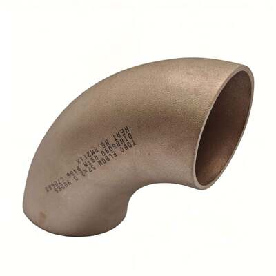 Tembaga Nikel Elbow ASTM B466 UNS C715000 1.5D 90°3