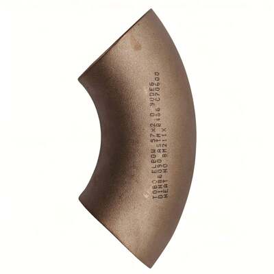 CUNI ASTM B466 UNS C70600 1.5D 90° 3' 10Bar Siku ASME B16.9