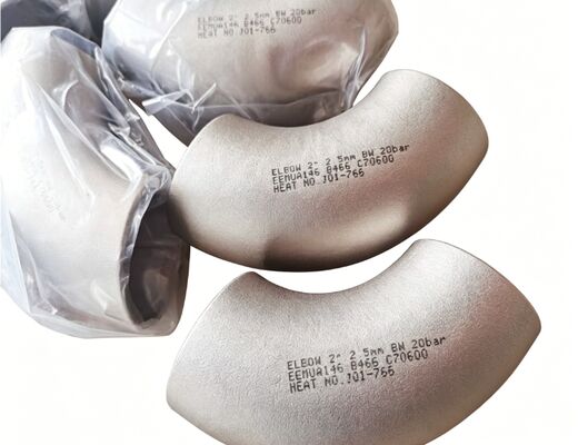 Siku Tembaga Nikel, ASTM B466, UNS C70600, Radius 1.5D