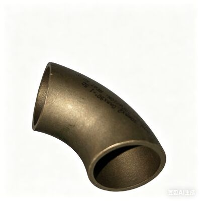 Tembaga Nikel ASTM B466 UNS C9010 1.5D 90° 3' SCH40 Siku ASME B16.9