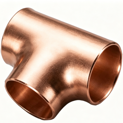 Threaded Copper Nickel Equal Tee with ANSI JIS DIN Standards for Corrosion Resistant Industrial Applications