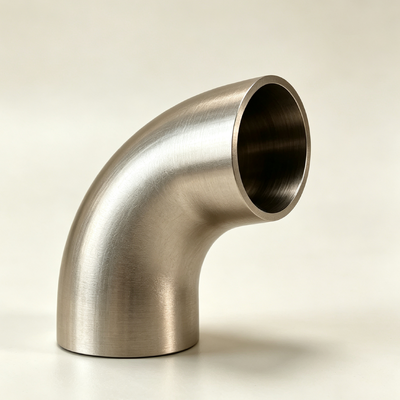 70/30 CuNi Tembaga Nikel Siku 90/45 Derajat Butt Welding Pipe Fittings Tahan Korosi